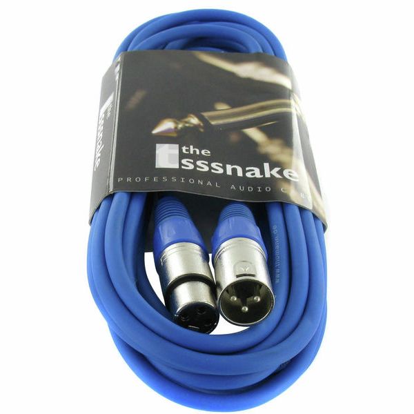 the sssnake SM6BL Mikrofonkabel blau