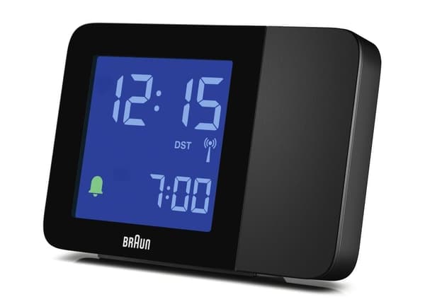 Braun radiokontrollert projeksjons vekkerklokke sort BC15B-DCF