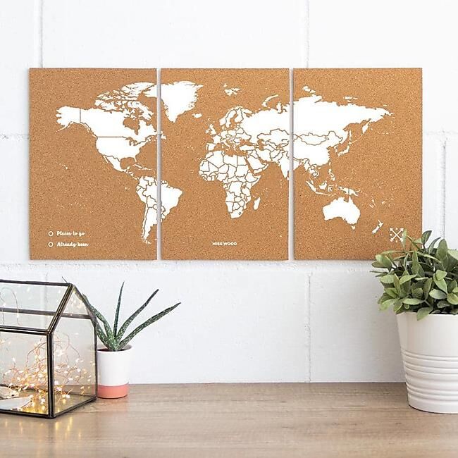 MISS WOOD - PUZZLE WOODY MAP M WHITE