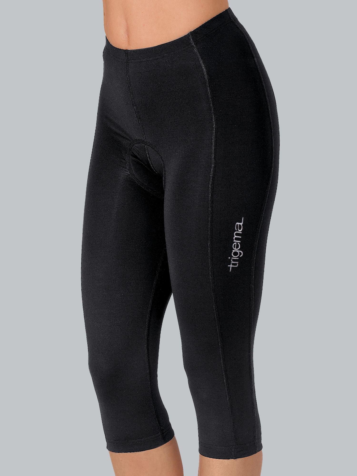 3/4 Radlerhose Schwarz