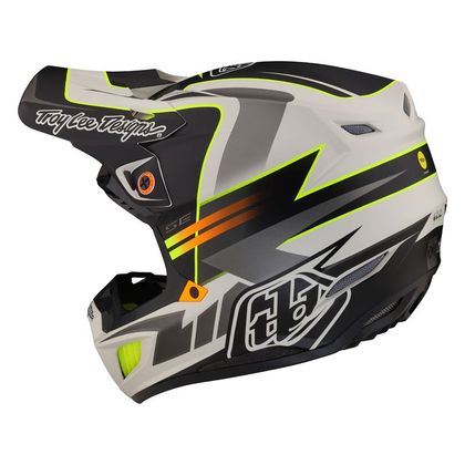 Casque cross TroyLee design SE5 ECE COMPOSITE SABER MIPS 2023 - Gris