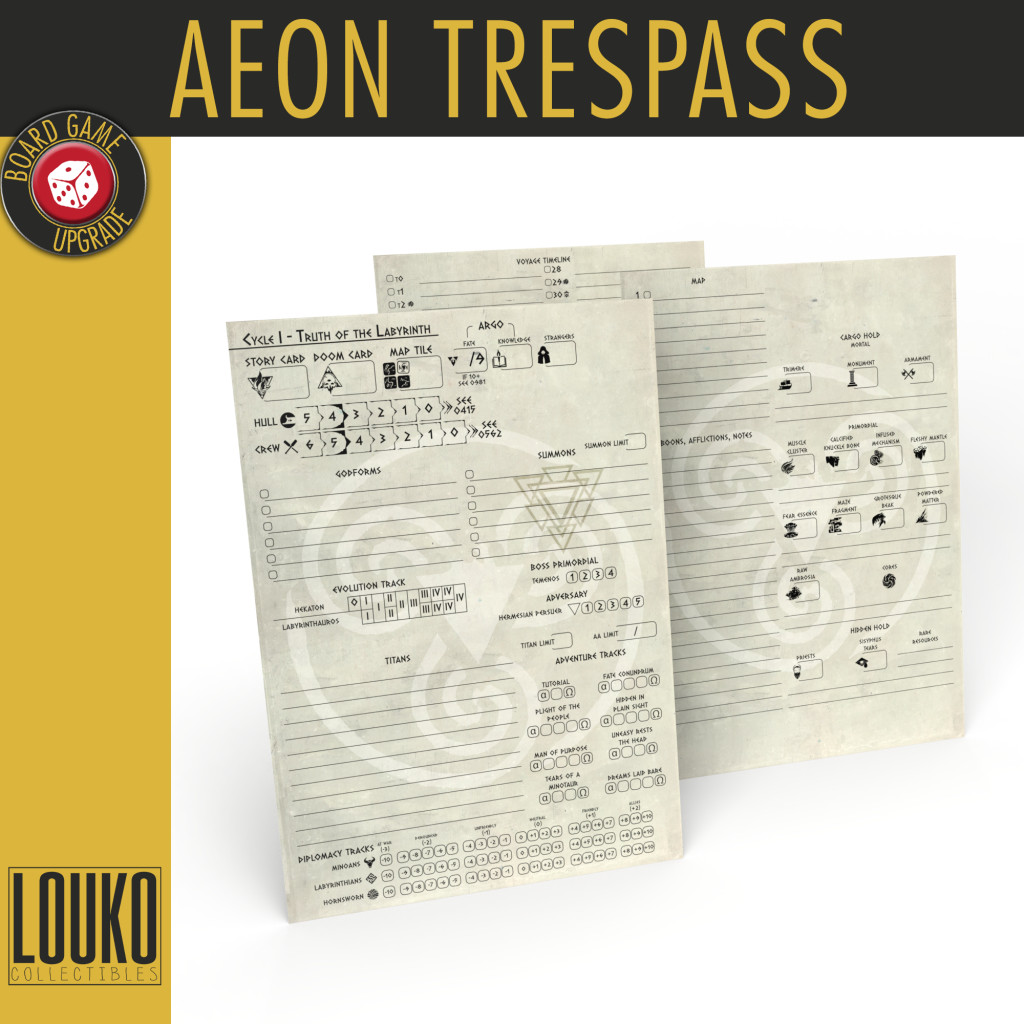 Journaux de campagne réinscriptibles pour Aeon Trespass: Odyssey