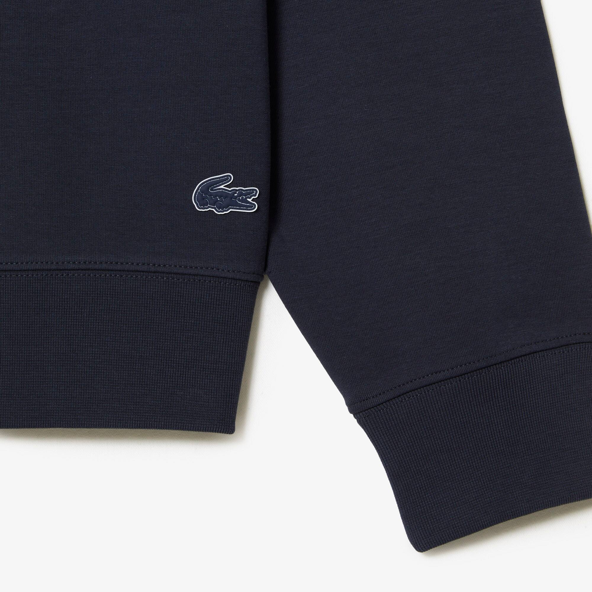 Sweatshirt homme Lacoste loose fit avec marquages sur le devant Sweatshirts - Bleu - Lacoste - Homme