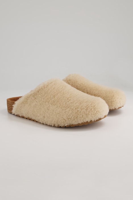 Lammfell-Mules, anatomisches Fußbett, Weite H