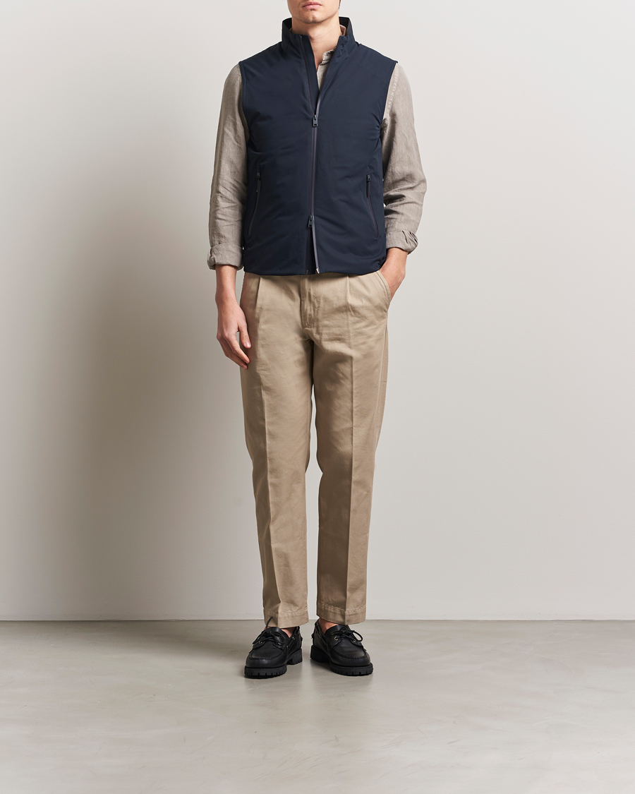 Woolrich Sailing Two Layer Vest Melton Blue