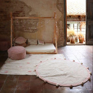 Teppich Hippy Dots Vintage Nude