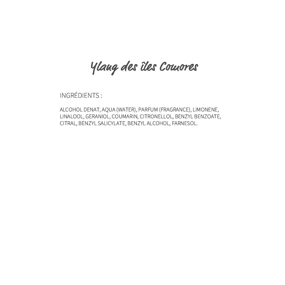 Ylang des îles comores Eau de parfum 100% naturelle 30ml