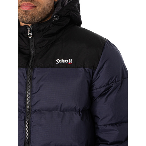 Schott - Chaqueta Acolchada Utah Azul