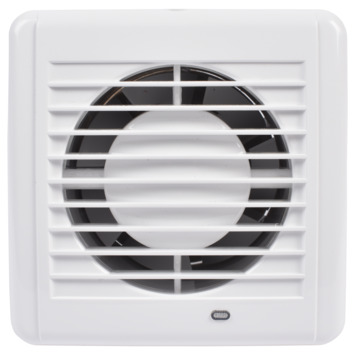 Sanivesk stille inbouwventilator Standaard met timer wit Ø 100 mm