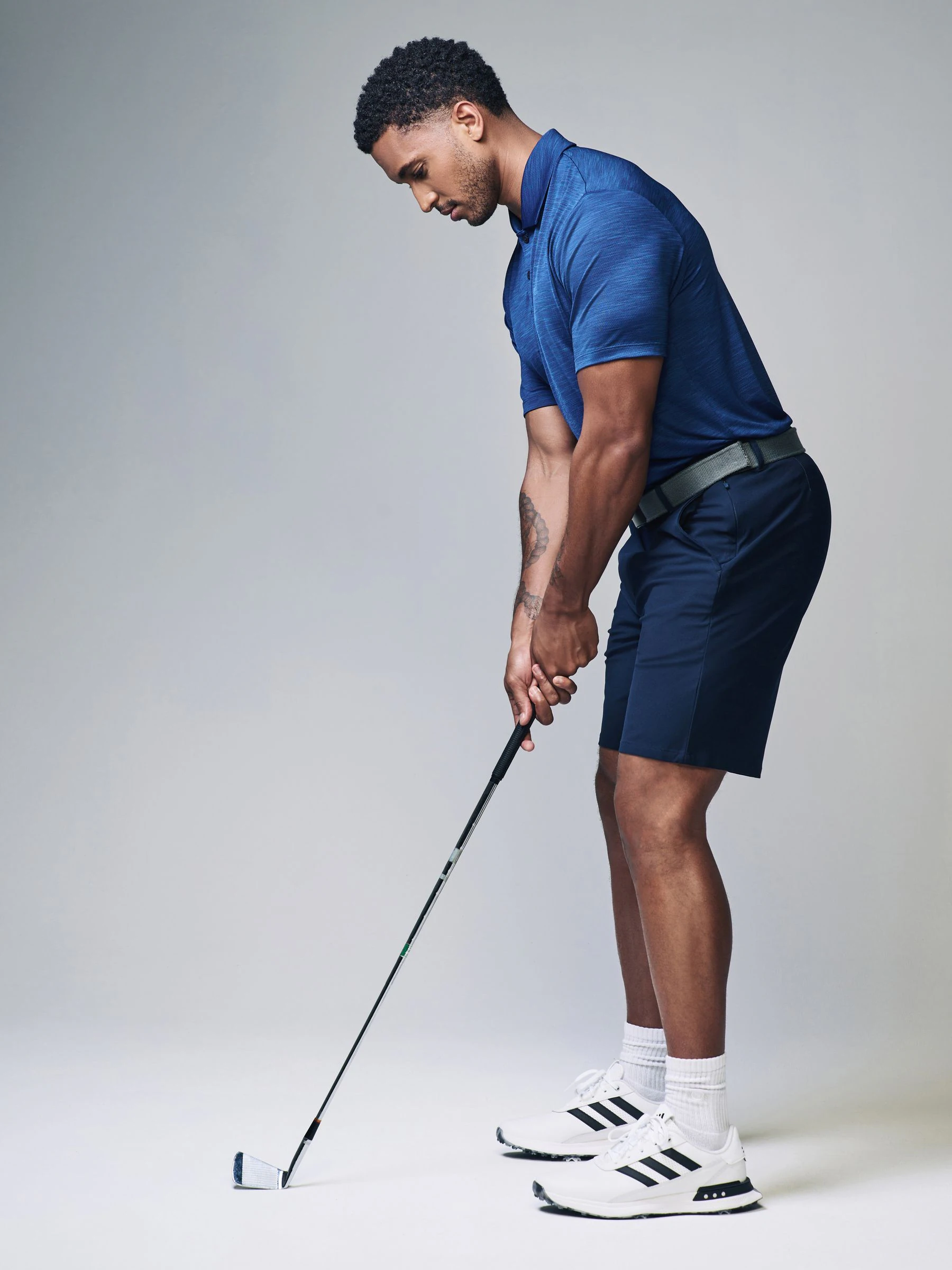 Donkerblauw - Active Golfshorts