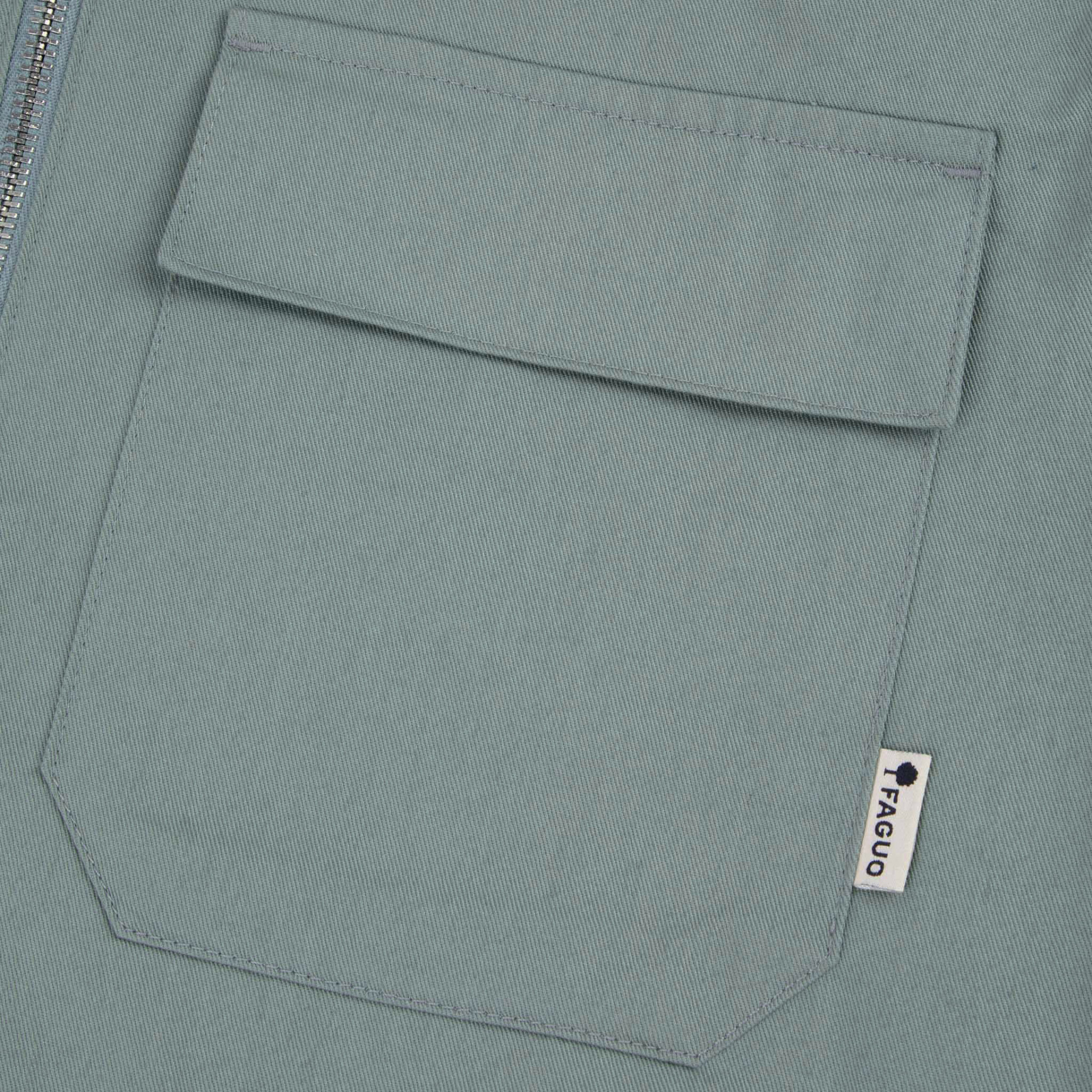 Blouson vert clair Coton - modèle Bondy