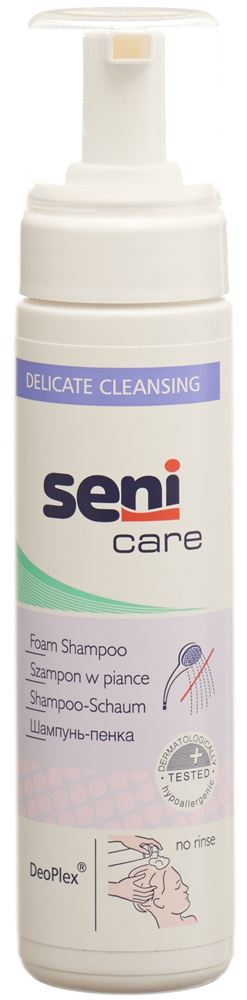 Seni Care Schaum-Shampoo<br>200 ml, Dispenser, Schaum, vegan