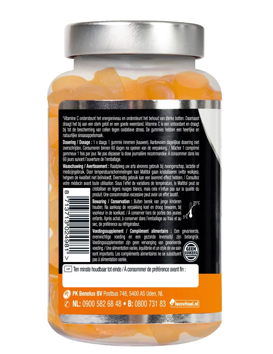 Vitamine C Gummies Suikervrij