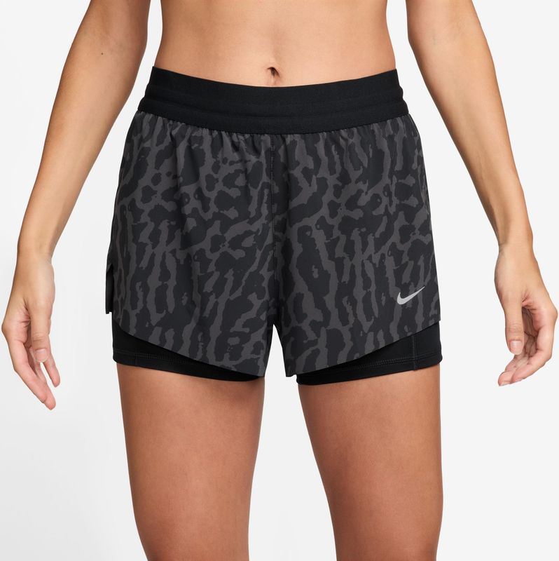 Nike - Swift Dri-FIT 2-in-1 Hardloopshorts - Zwart - Sportmateriaal