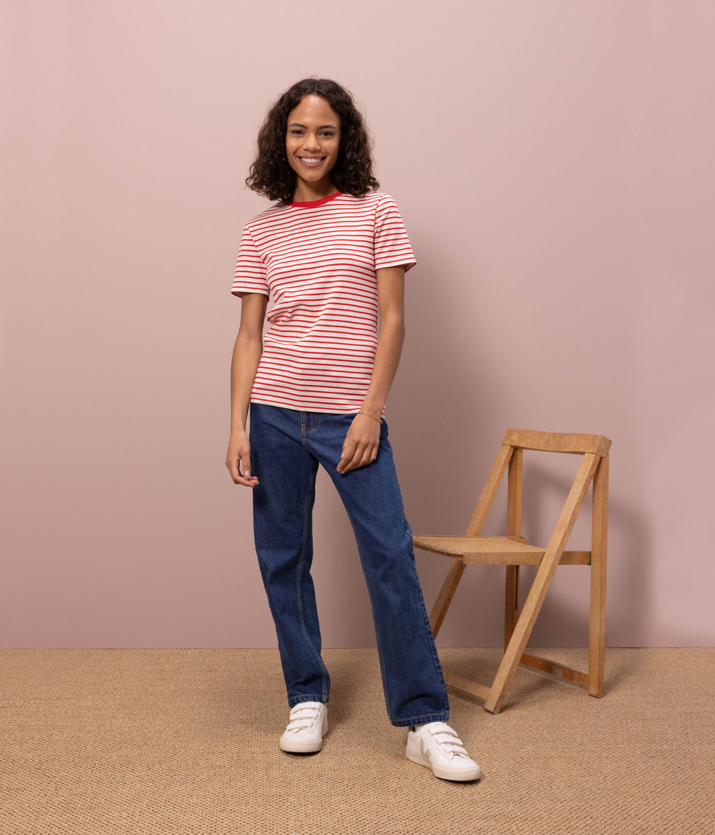 Tee-shirt L'ICONIQUE col rond en coton Femme