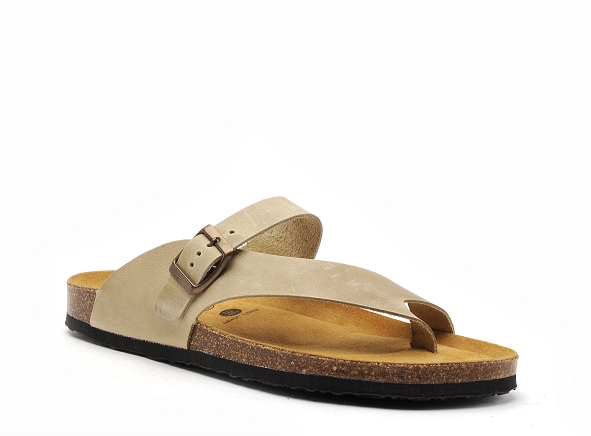 Plakton mules et sabots plats femme barbados 186228 beige