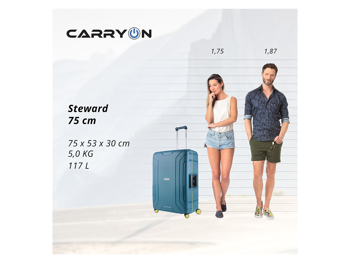 CarryOn Steward 75 cm reiskoffer - Blue