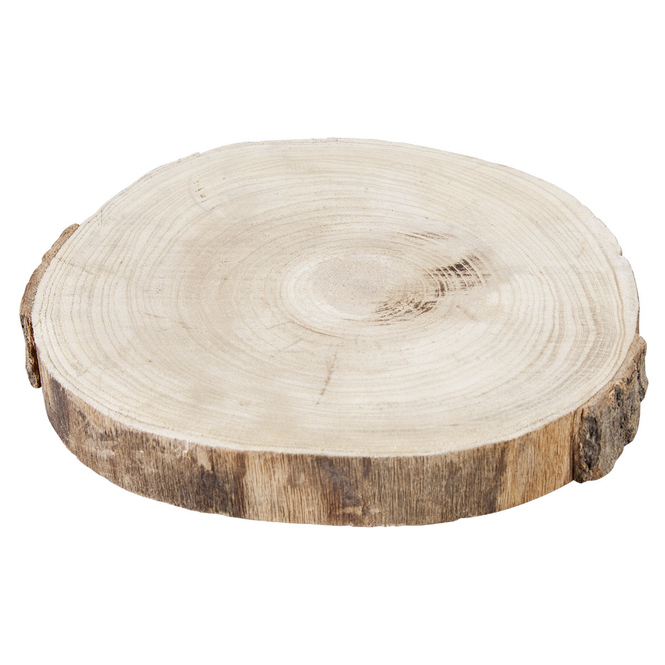Deko-Holzscheibe - Ø = ca. 19,5 cm