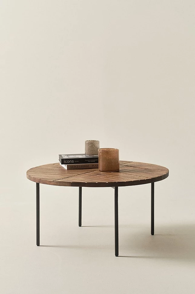 NEHRU sofabord, diameter 80 cm