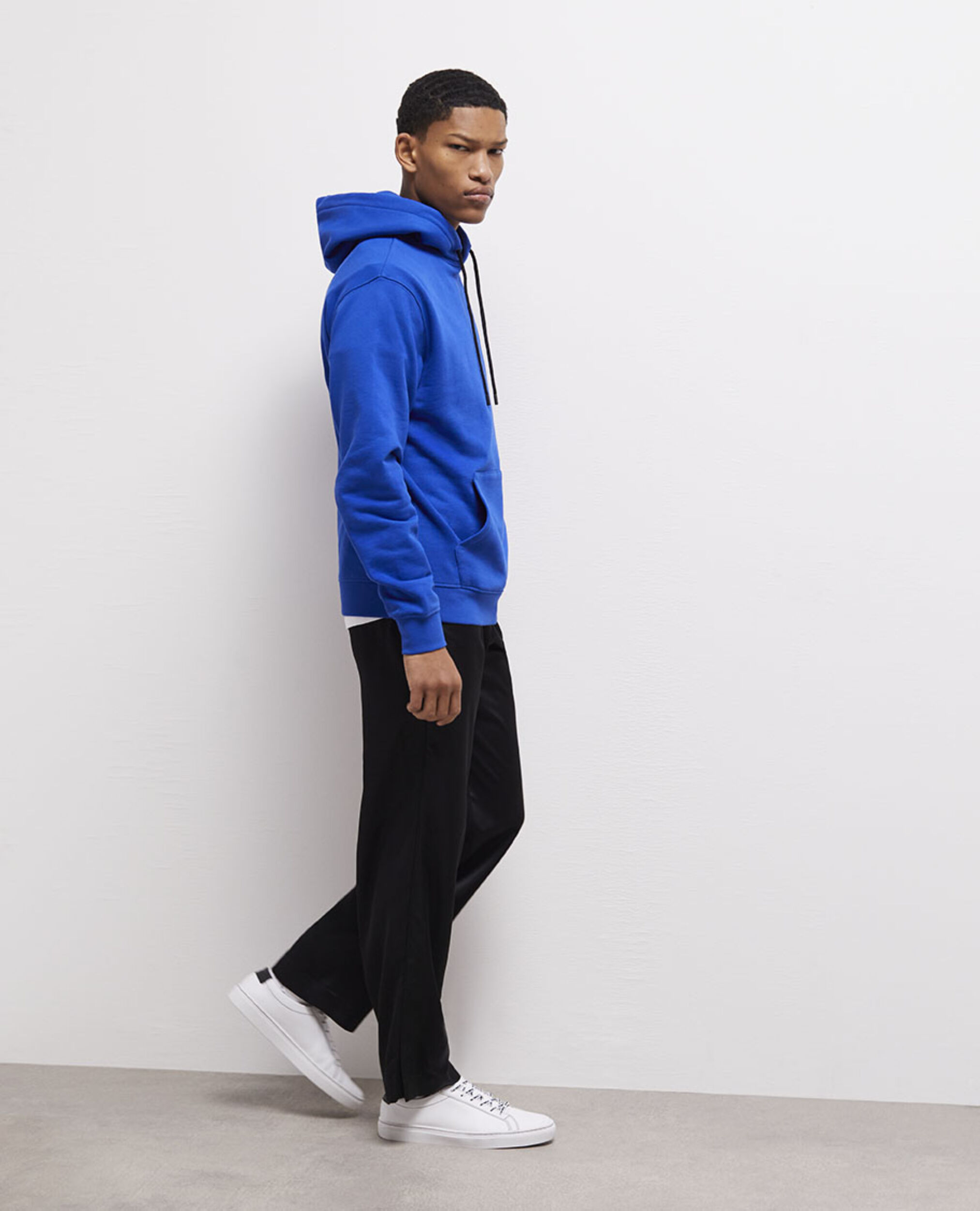 Sweatshirt logo The Kooples bleu