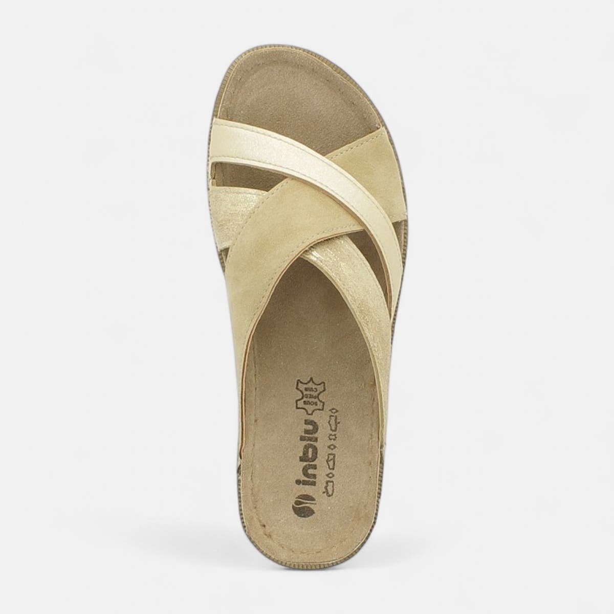 Mules Femme beige