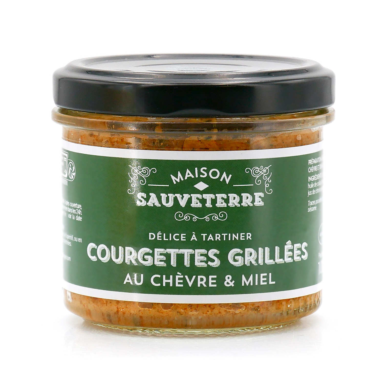 Courgettes grillées au chèvre & miel à tartiner