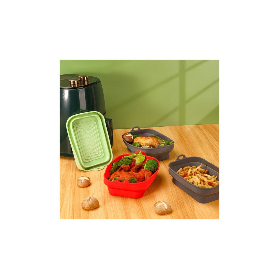 Scandinavian Collection - Airfryer silikoneforme - Firkantede & rektangulære