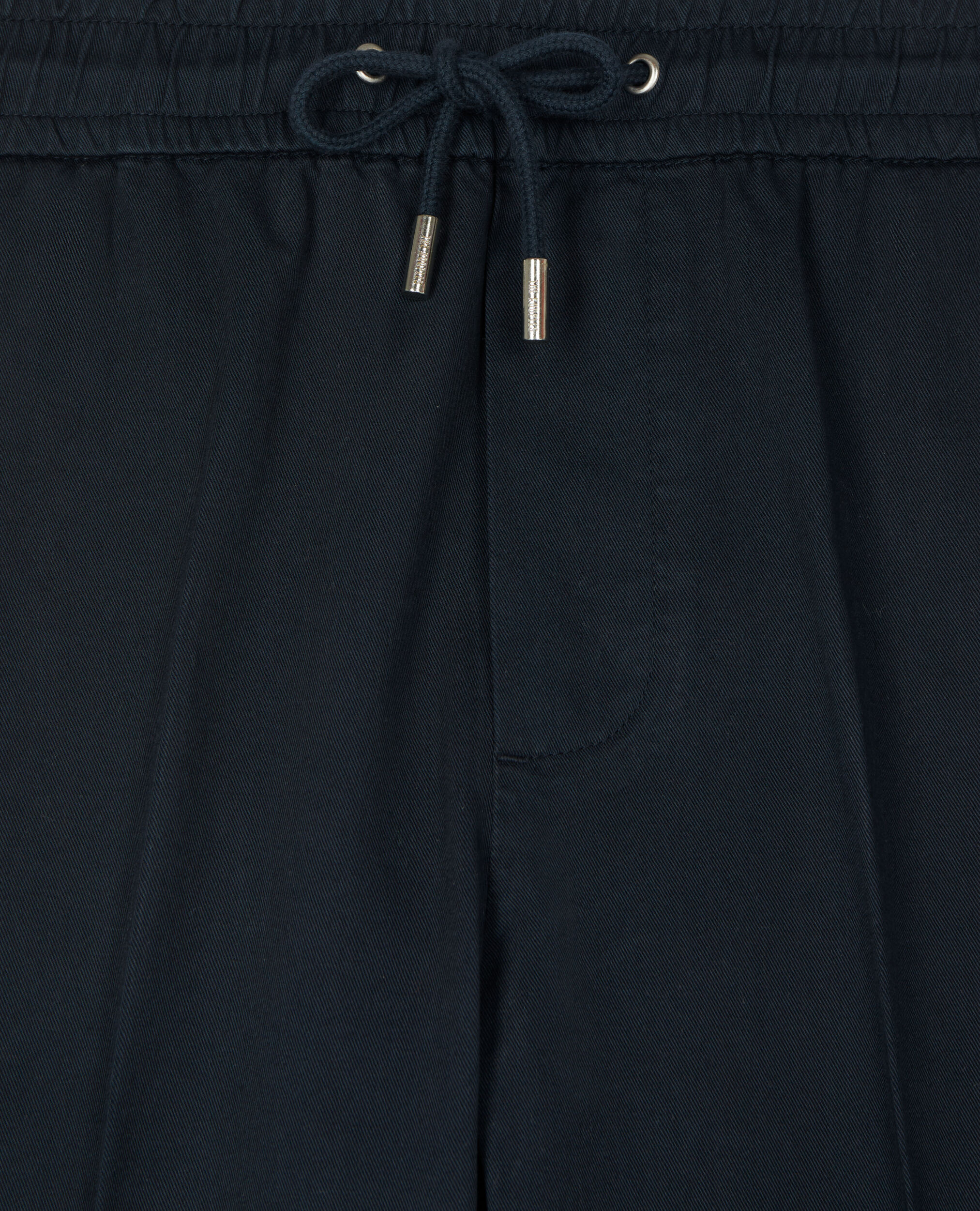 Pantalon en laine coupe droite noir