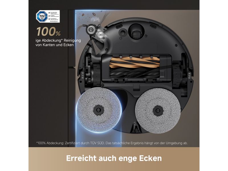 Dreame Saug- und Wischroboter X50 Ultra Complete Schwarz Roboterstaubsauger mit Basisstation