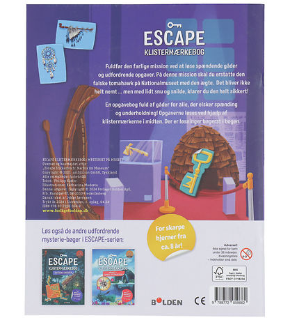 Forlaget Bolden Escape Stickerbuch: Das Geheimnis im Museum