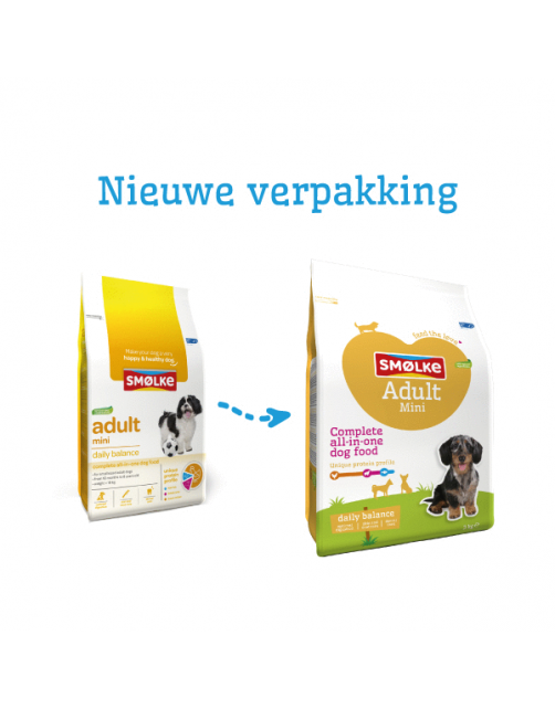 Smolke Adult Mini Kip&Lam&Vis - Hondenvoer