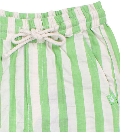 Danefæ Shorts - Danegorm - Searsucker - Hell Green/Kreide