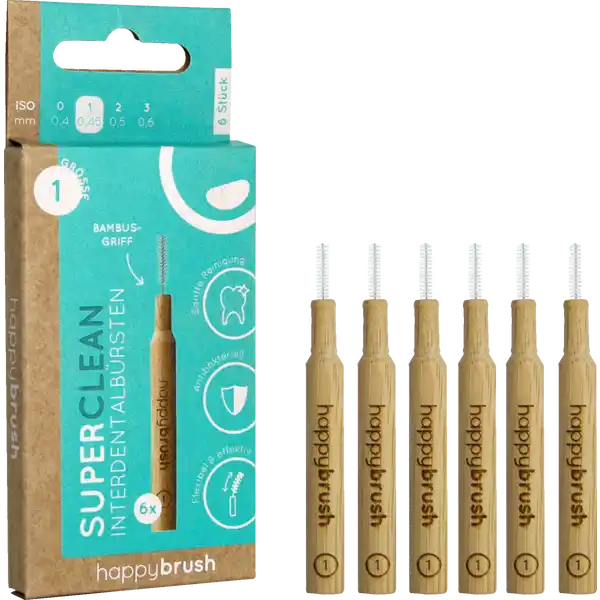 SuperClean Interdentalbürsten ISO-Gr. 1