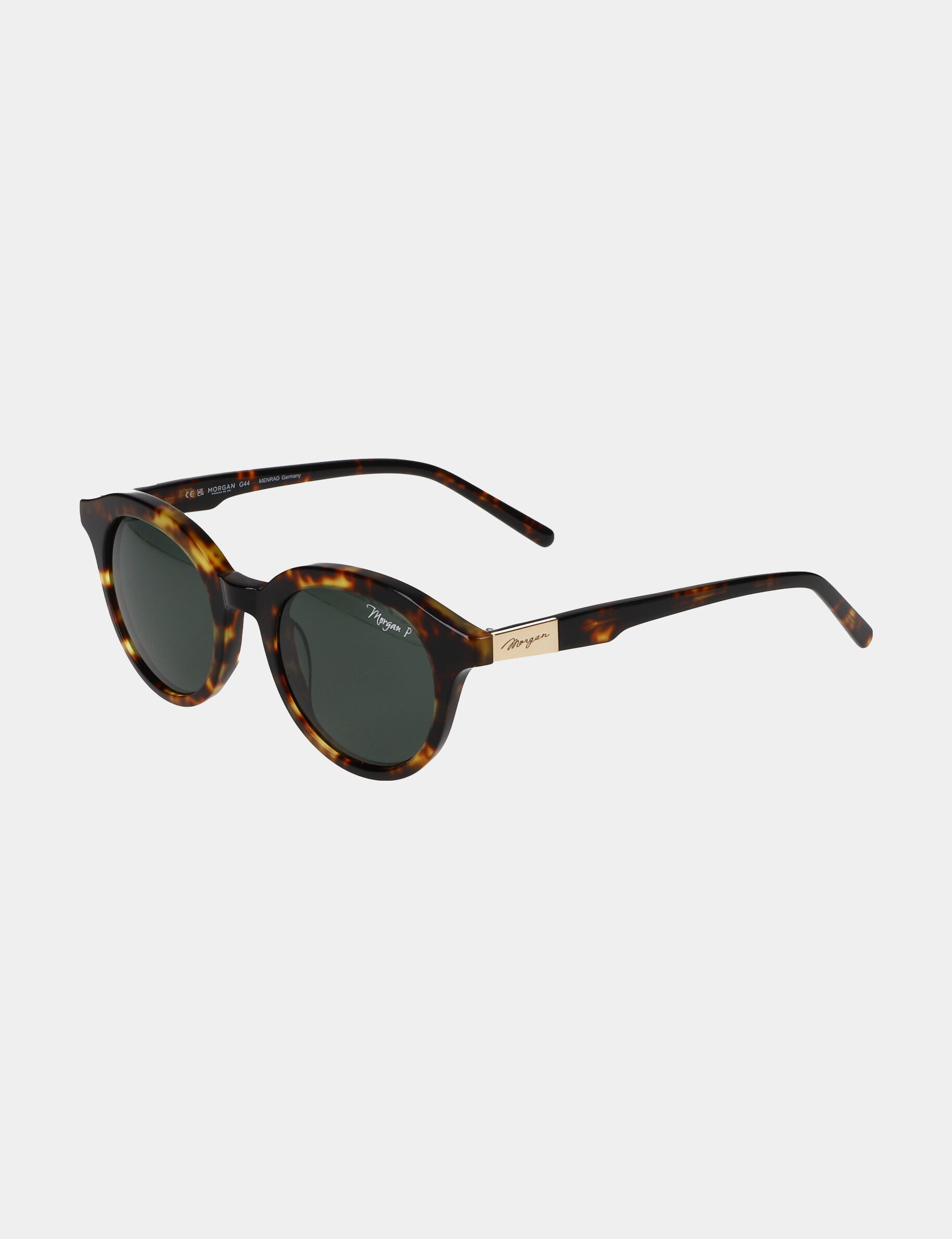 Lunettes de soleil rondes marron femme - marron