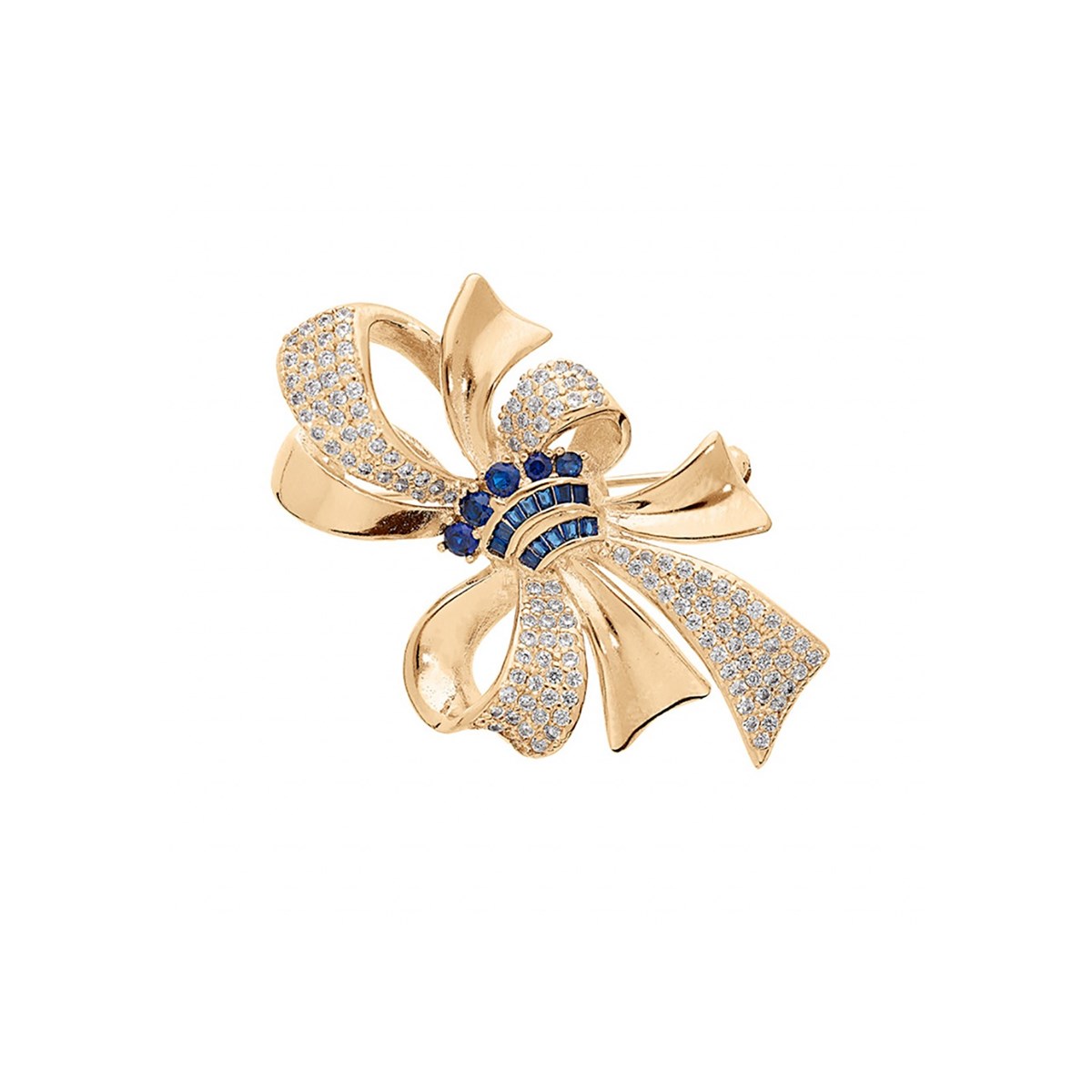 Broche Noeud - Plaqué or