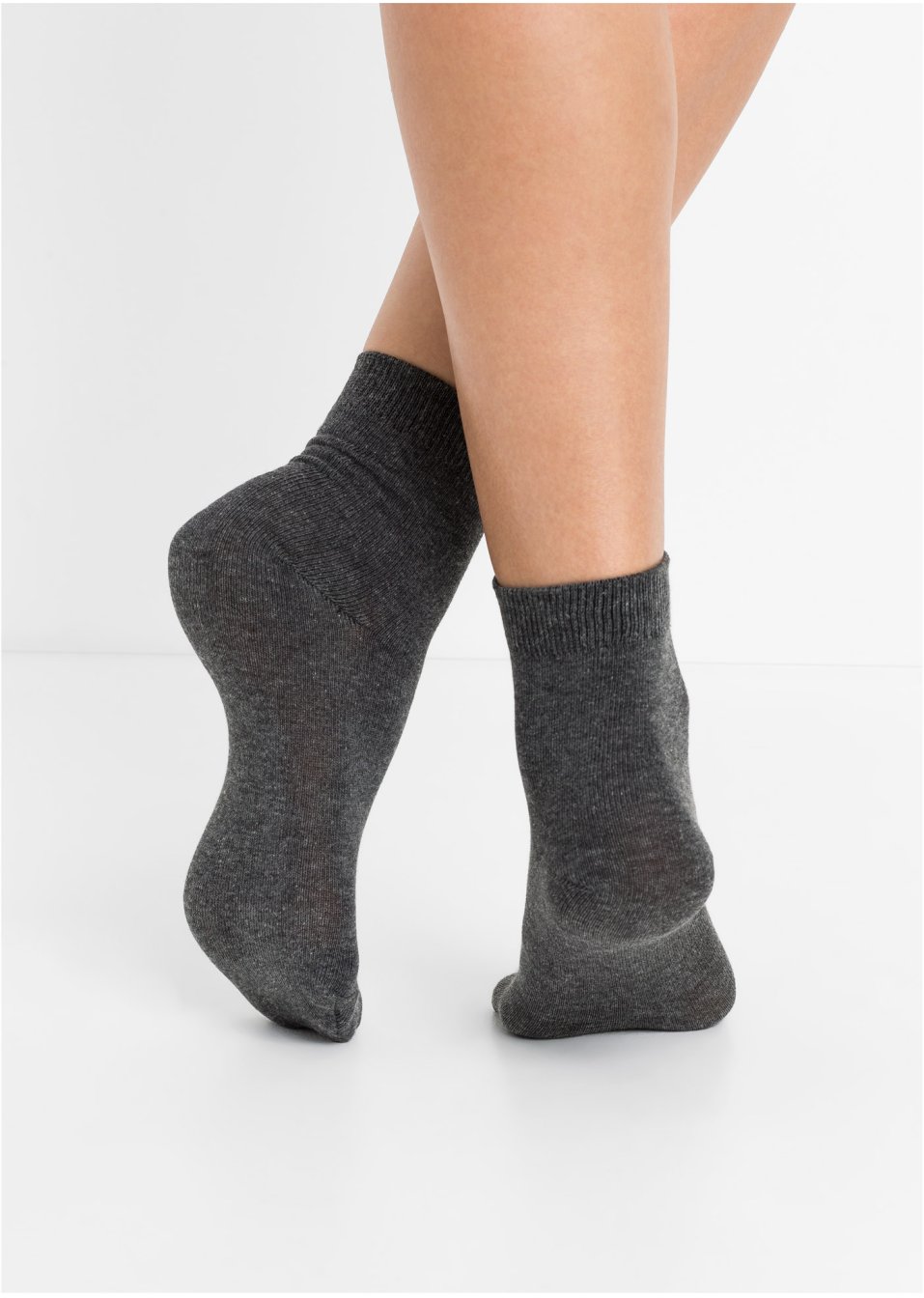 Lot de 10 paires de chaussettes courtes basiques avec coton