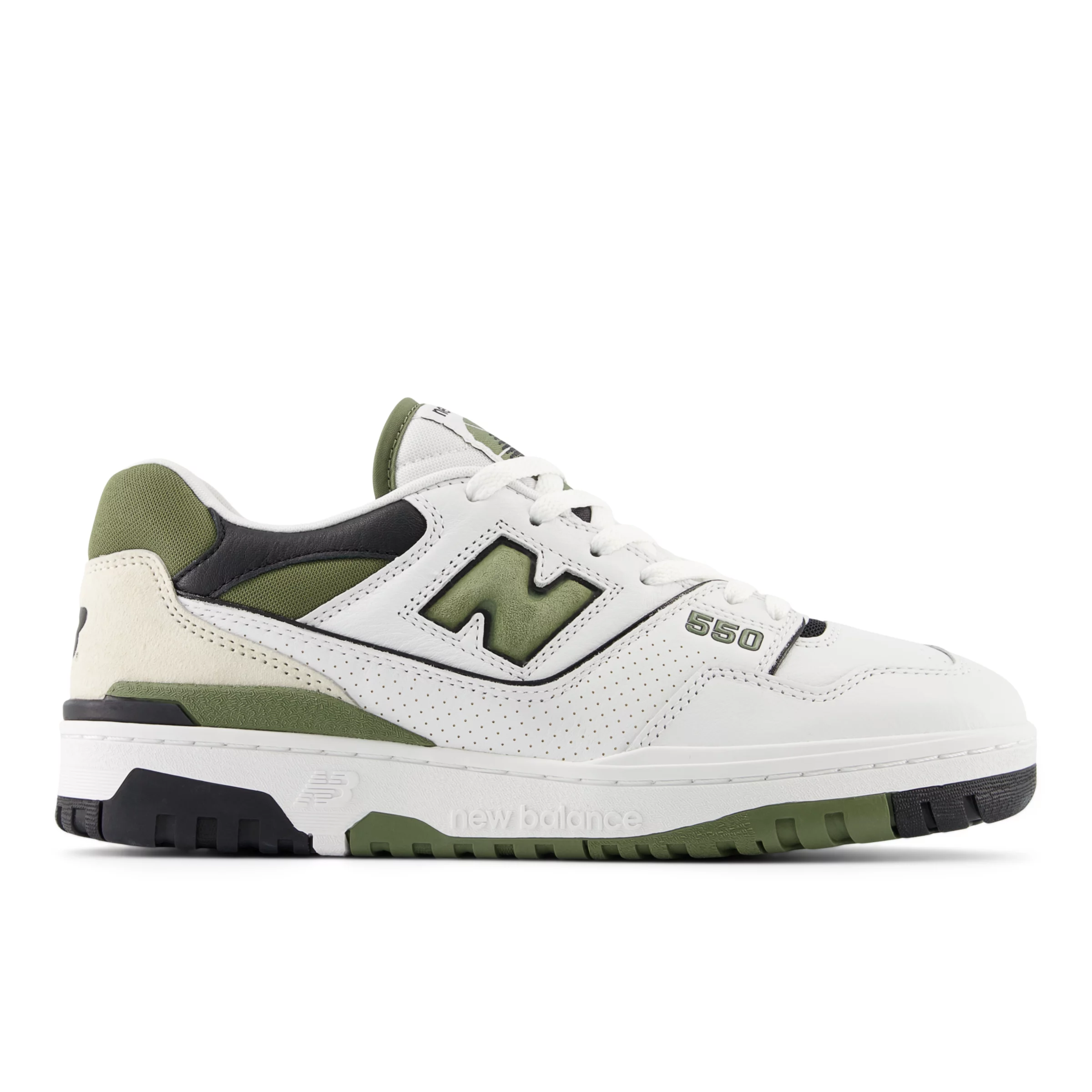 550 White con dark olivine e black