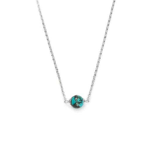 Collier pierre naturelle turquoise