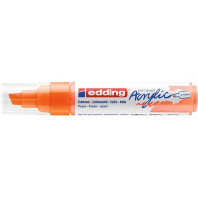 Edding 5000 - Marqueur acrylique - orange fluo