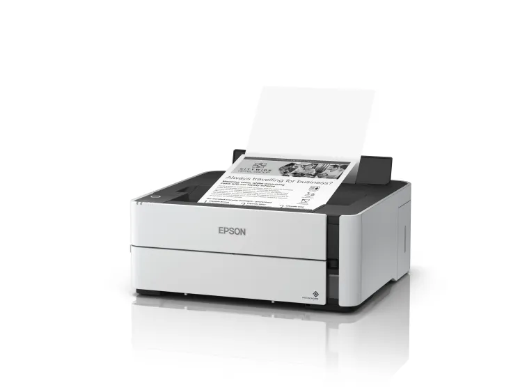 Epson EcoTank M1170 - Printer - S/H - Duplex - blækprinter - kan genopfyldes - A4/Legal - 1200 x 2400 dpi - op til 20 spm - kapacitet: 250 ark - USB 2.0, LAN, Wi-Fi