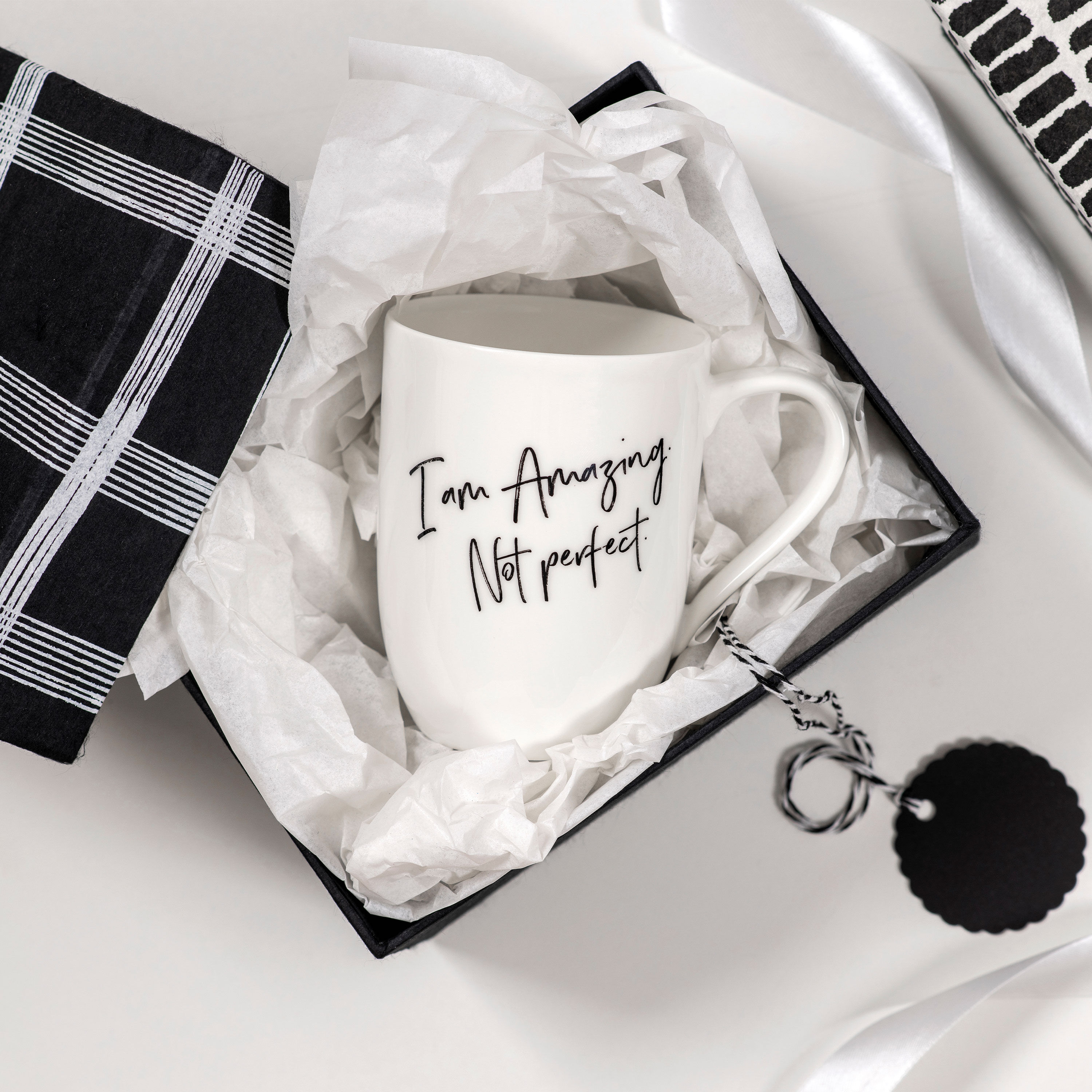 Statement Mug White, 9.9 oz, Premium Porcelain