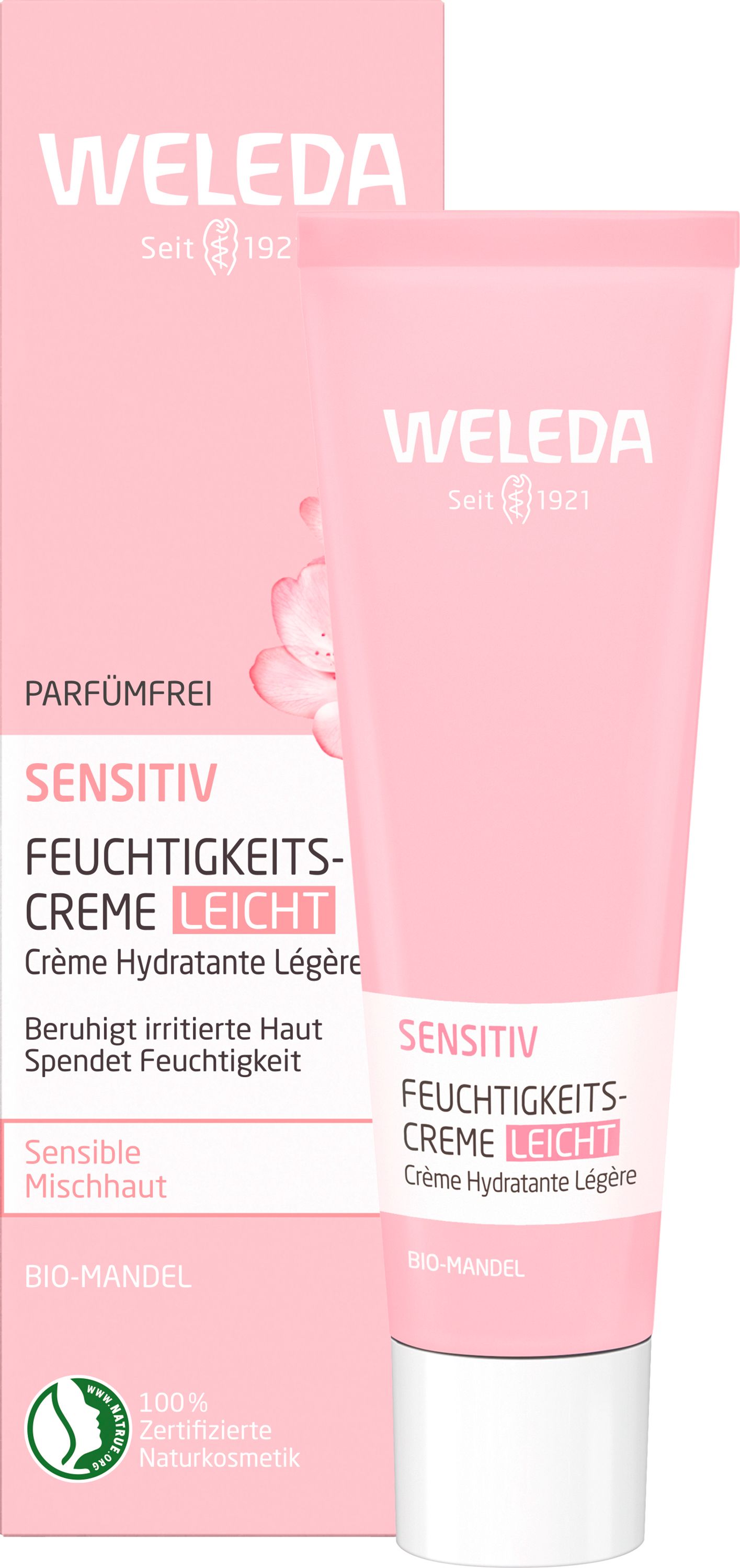 Weleda Sensitiv Feuchtigkeitscreme Leicht Mandel
