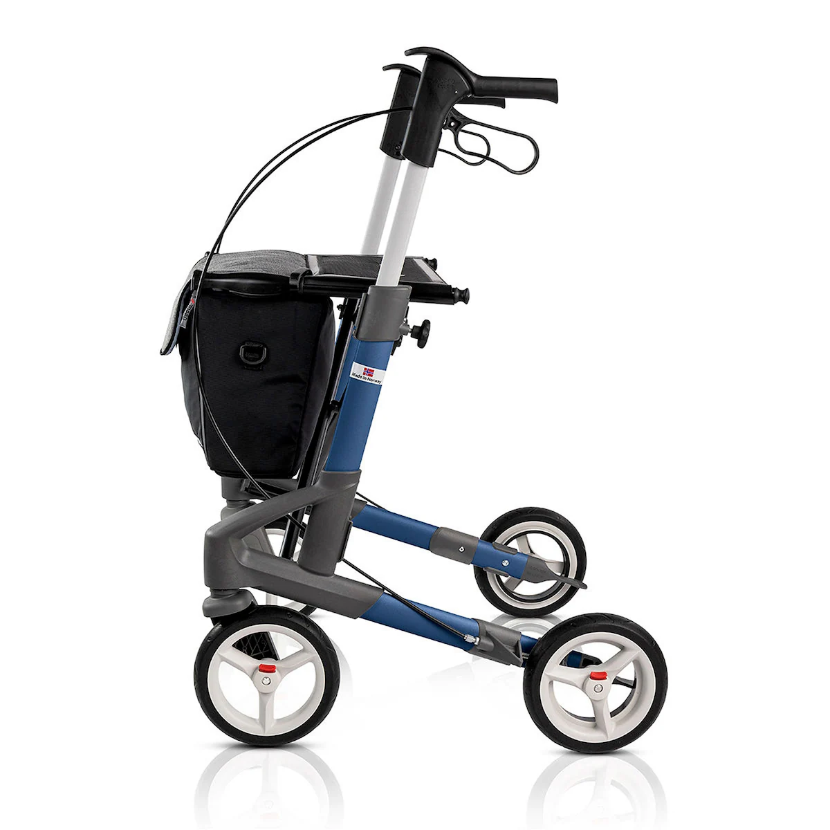 Topro - Rollator Troja 5G M, faltbar, höhenverstellbar - blau