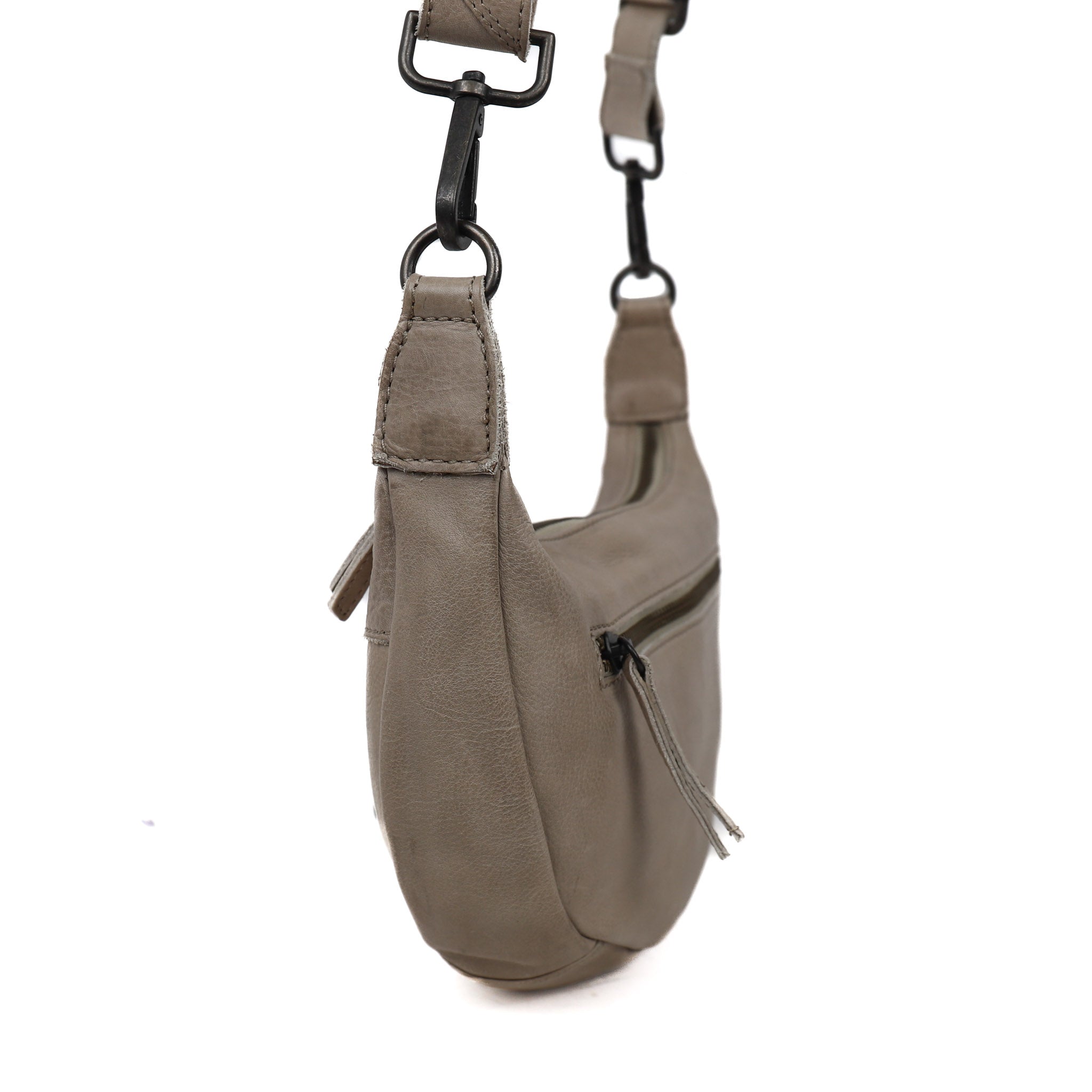 Crossbody tasje 'Clara' silver mink Silver mink