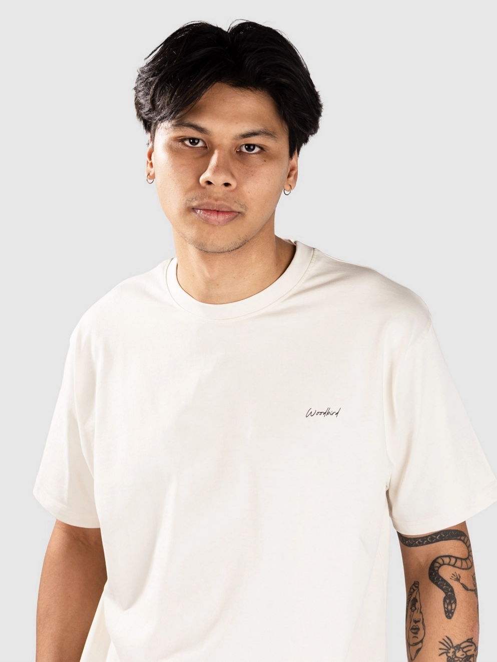 Woodbird WBBaine HongBao T-Shirt off white