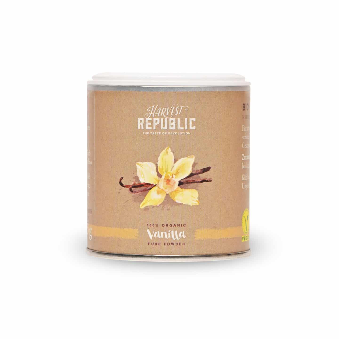 Harvest Republic Bio Vanilla Spice Powder, Vanillepulver
