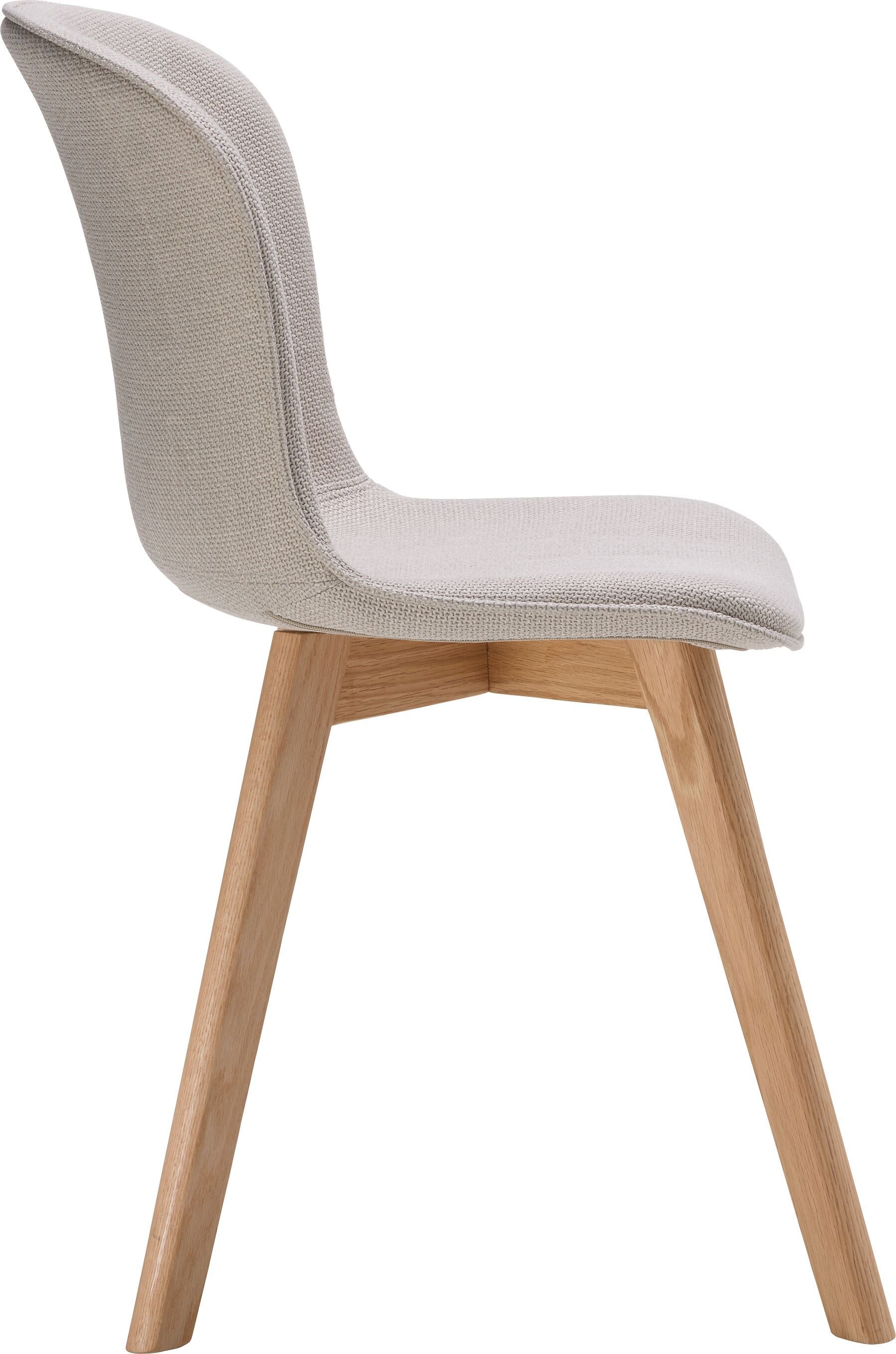 GIANNI Stuhl - Hellgrau / B: 48.0 cm x T: 58.5 cm x H: 84.0 cm