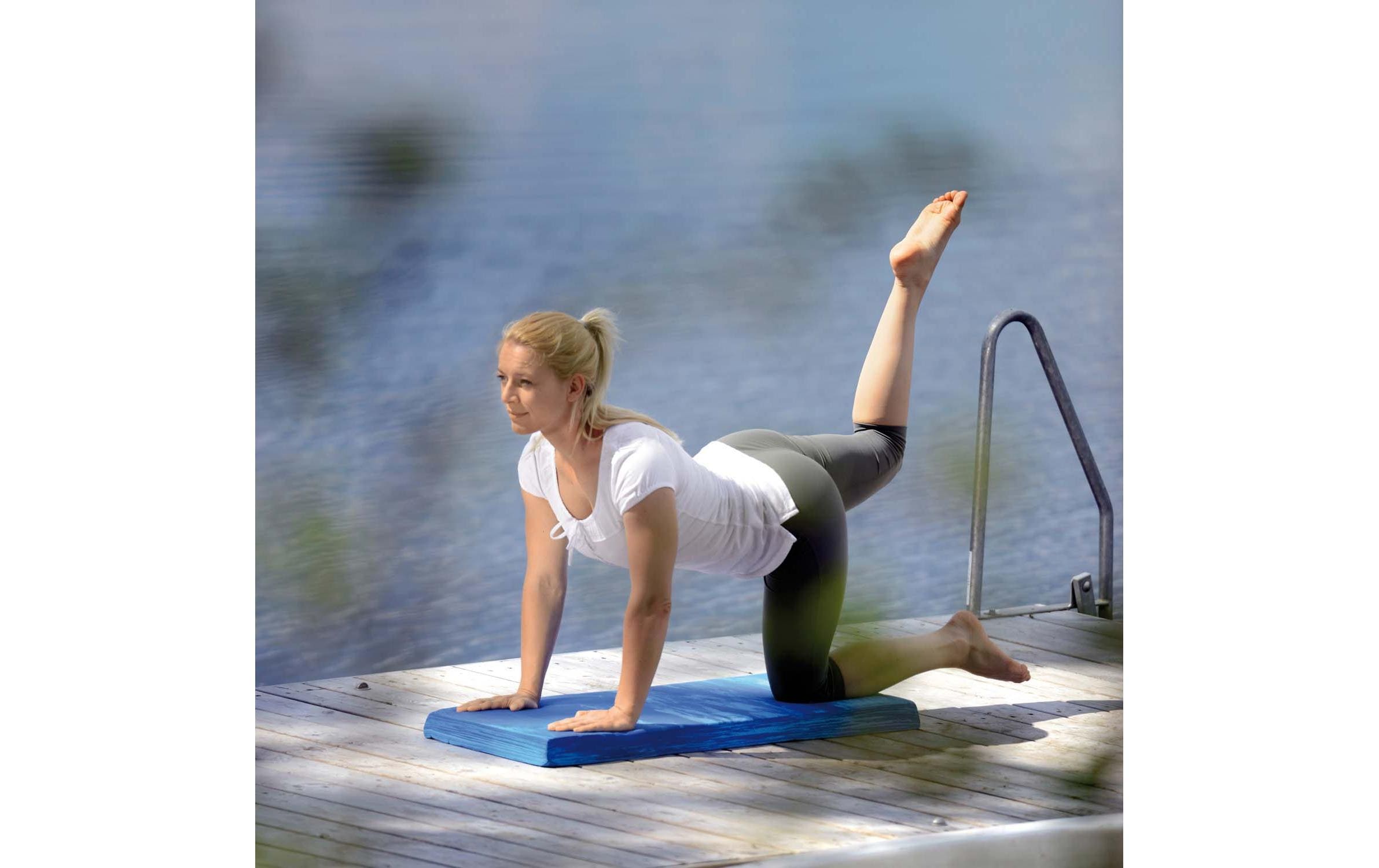 Balancefit Pad large blau marmoriert<br>Balancetraining