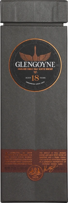 GLENGOYNE 18 YEARS SINGLE MALT 20CL