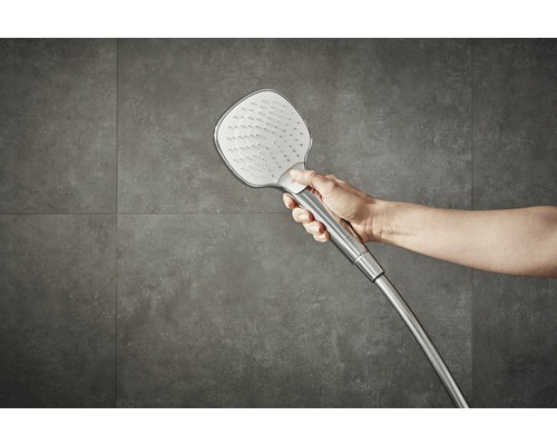 hansgrohe Croma Select E Vario handdouche 26812400 11x11 cm chroom/wit